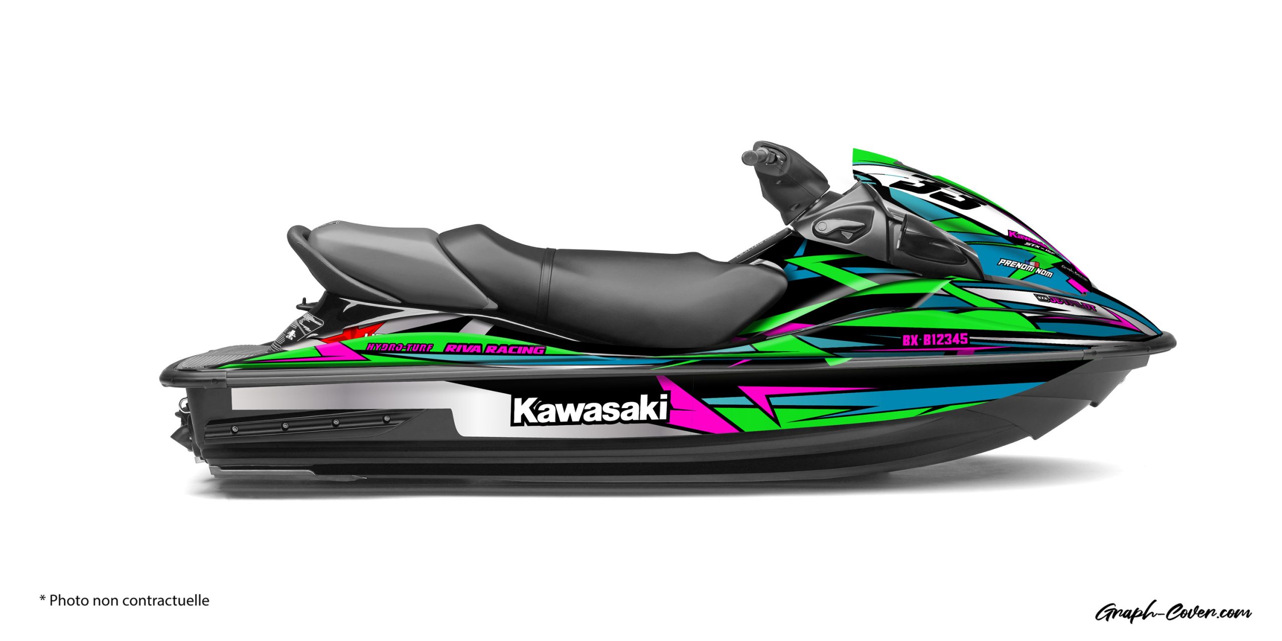 Kawasaki Stx F Cancun Graphcover Fabricant Fran Ais De Kits D Co