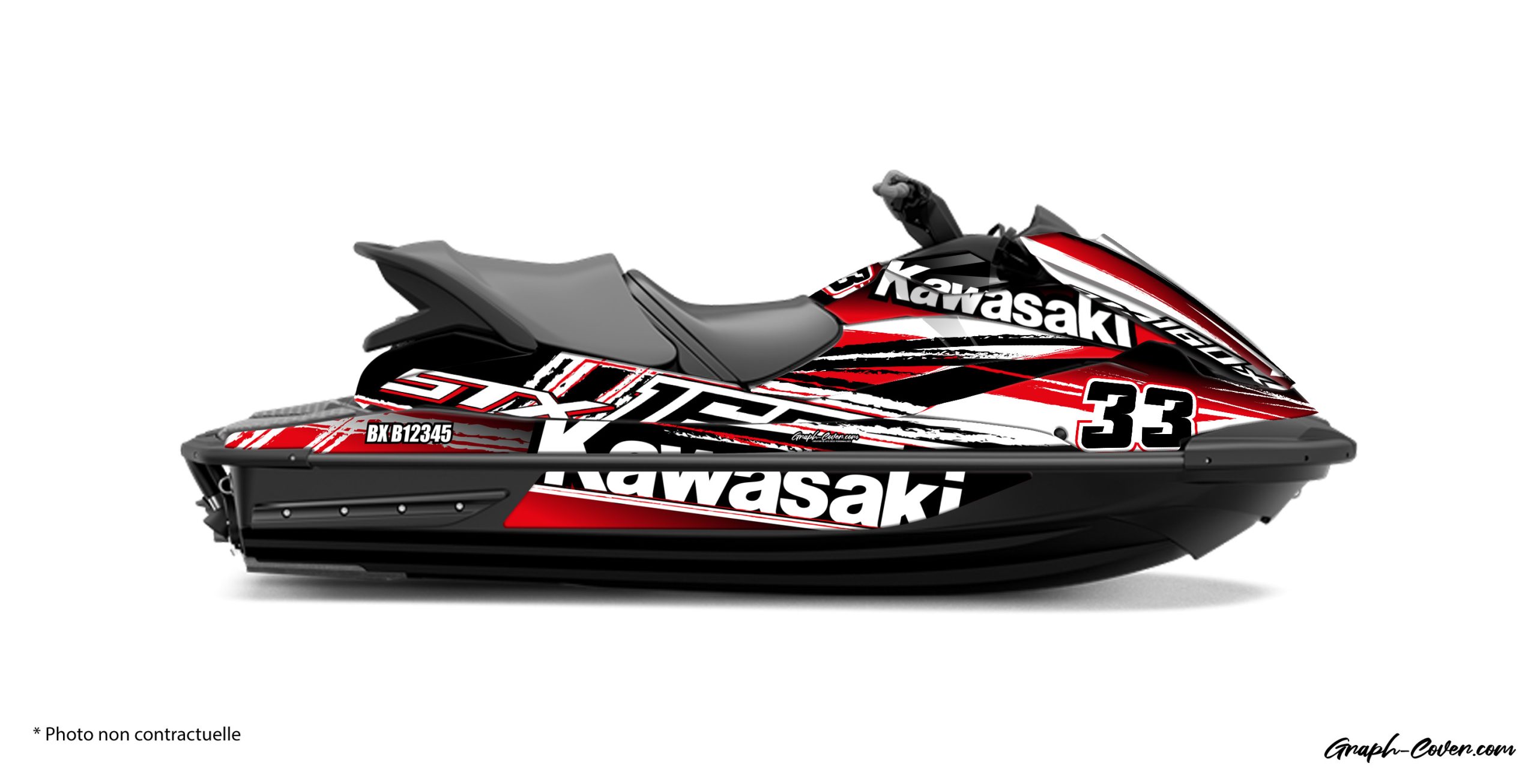 Kawasaki Stx X Crush Graphcover Fabricant Fran Ais De Kits D Co