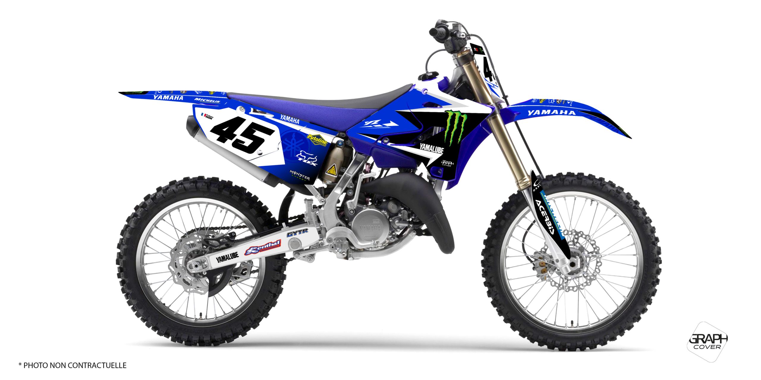 Yamaha Yz Replica Graphcover Fabricant Fran Ais De Kits D Co