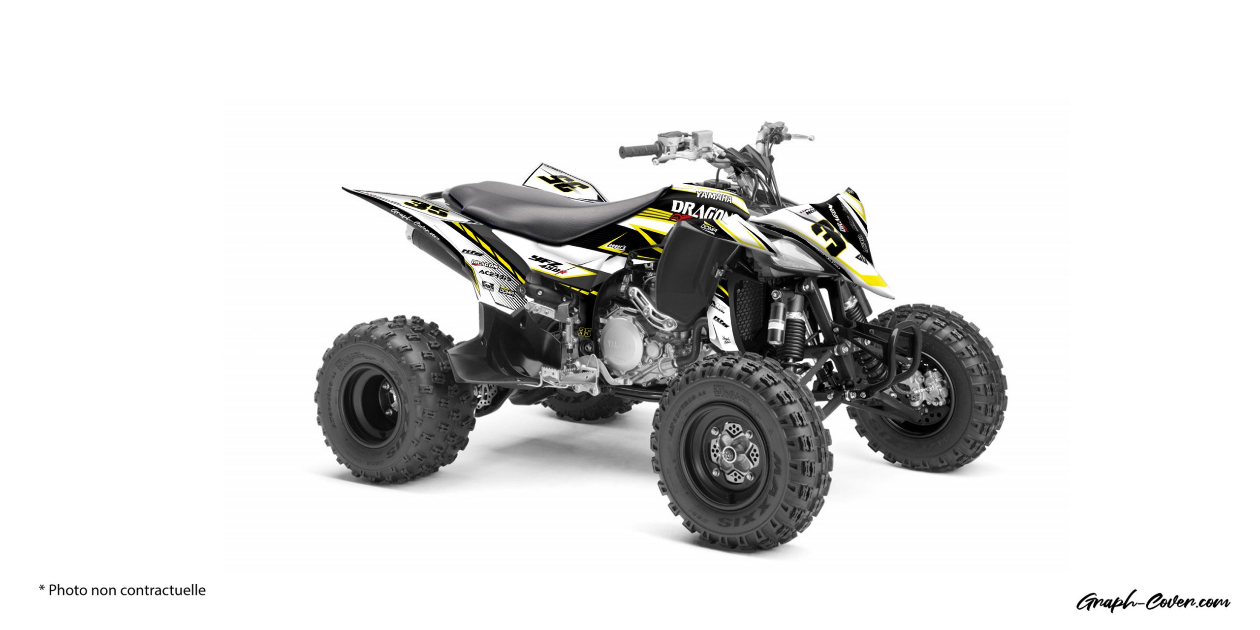 Yamaha Yfz R Titan Graphcover Fabricant Fran Ais De Kits