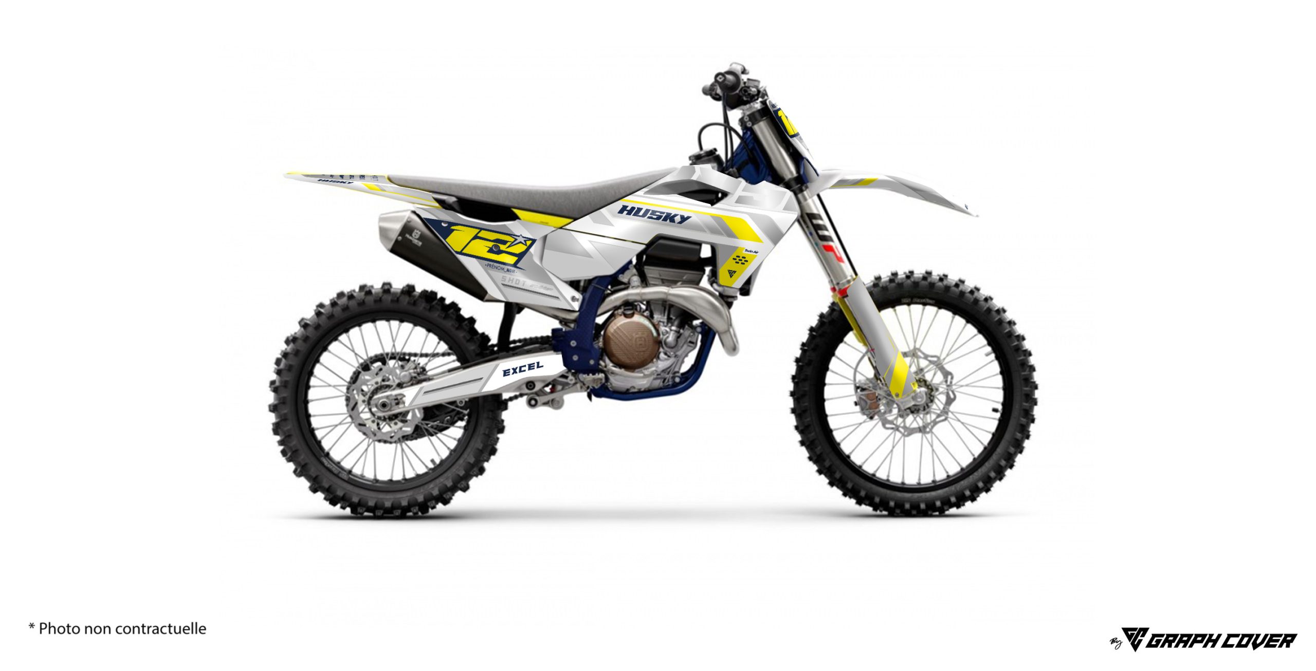 HUSQVARNA TC ENTITY Graphcover Fabricant Français de kits déco