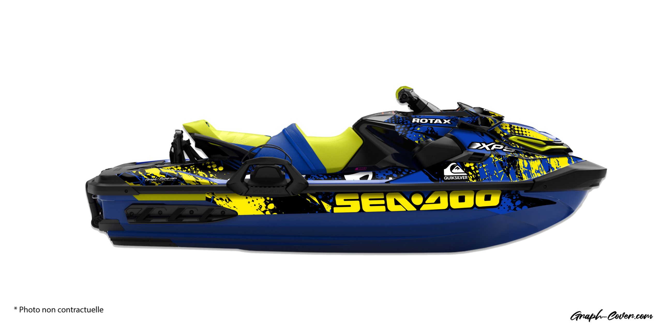 SEADOO WAKE PRO JUNGLE - Graphcover - Fabricante francés de kits gráficos  estándar y personalizados de alta calidad