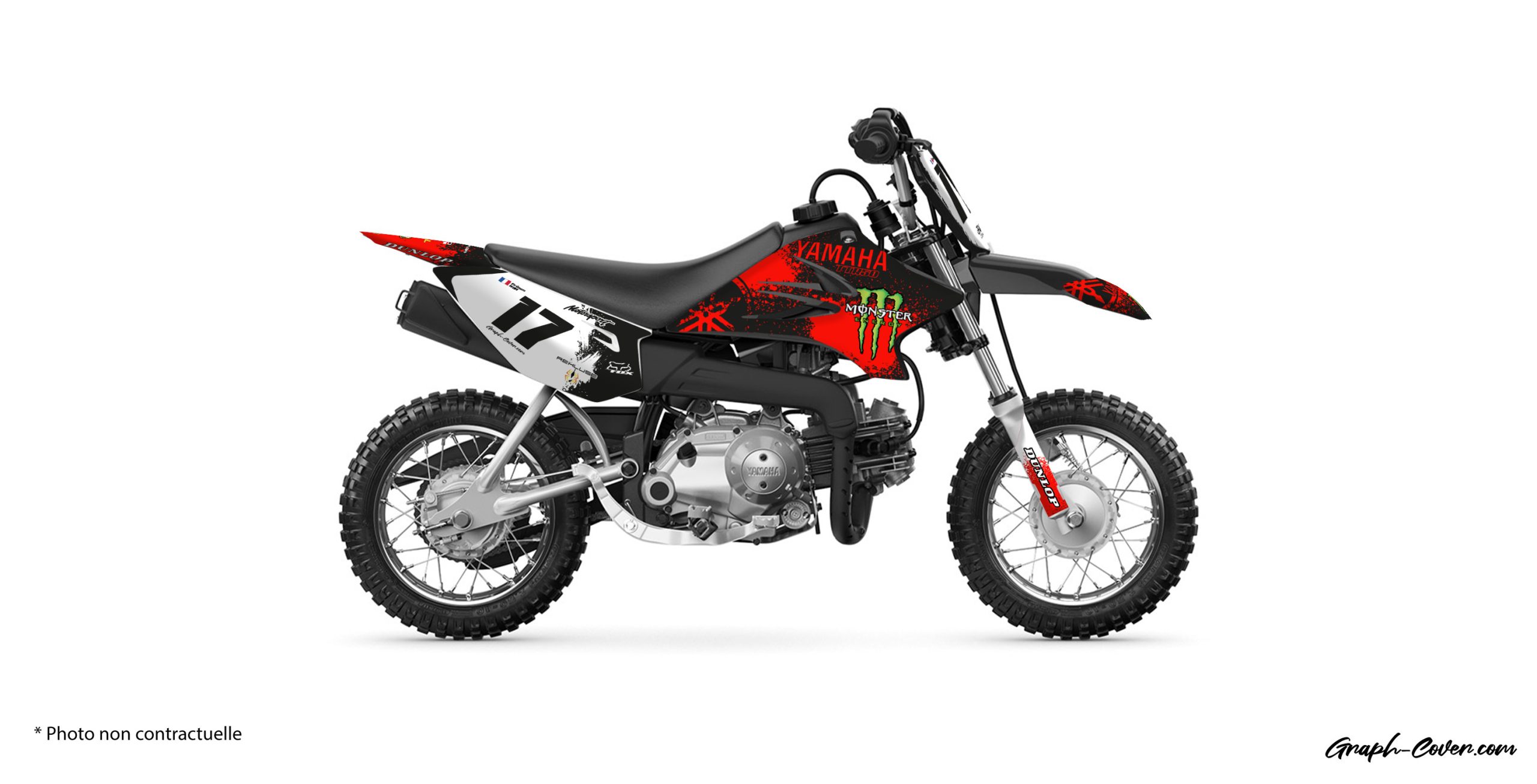 YAMAHA TTR 50 SPLASH Graphcover Fabricant Français de kits déco