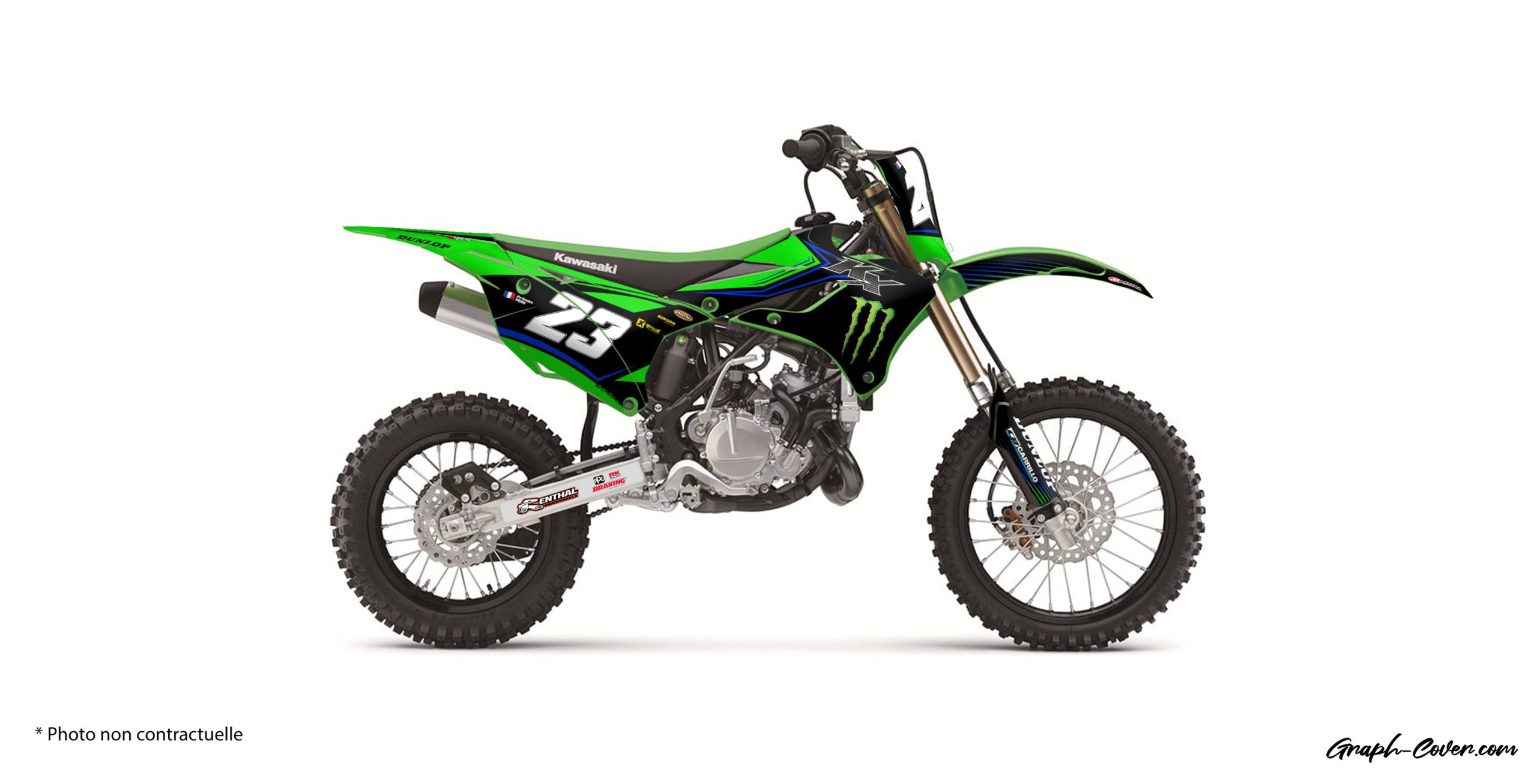 Adesivo Gráfico Moto Trilha Motocross Yamaha Yz 250 450