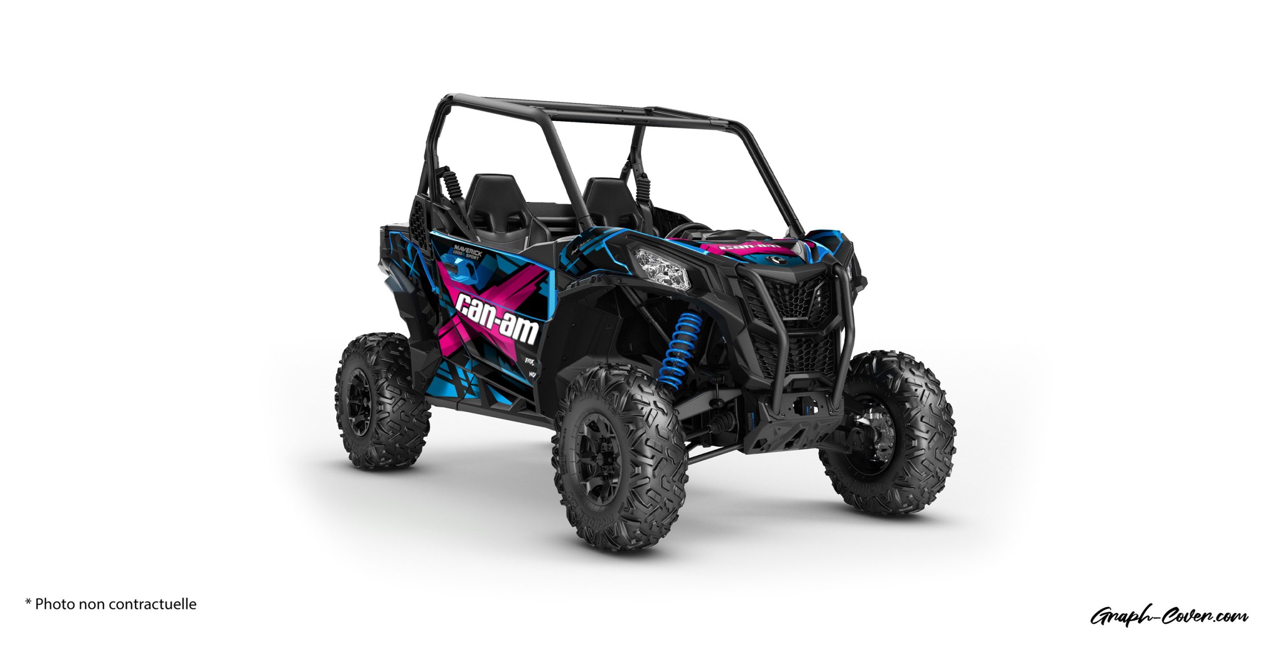 kit-deco-SSV-Can-Am-Maverick-sport-mangeto-bleu-rose-3D.jpg Kit déco Maverick Trail