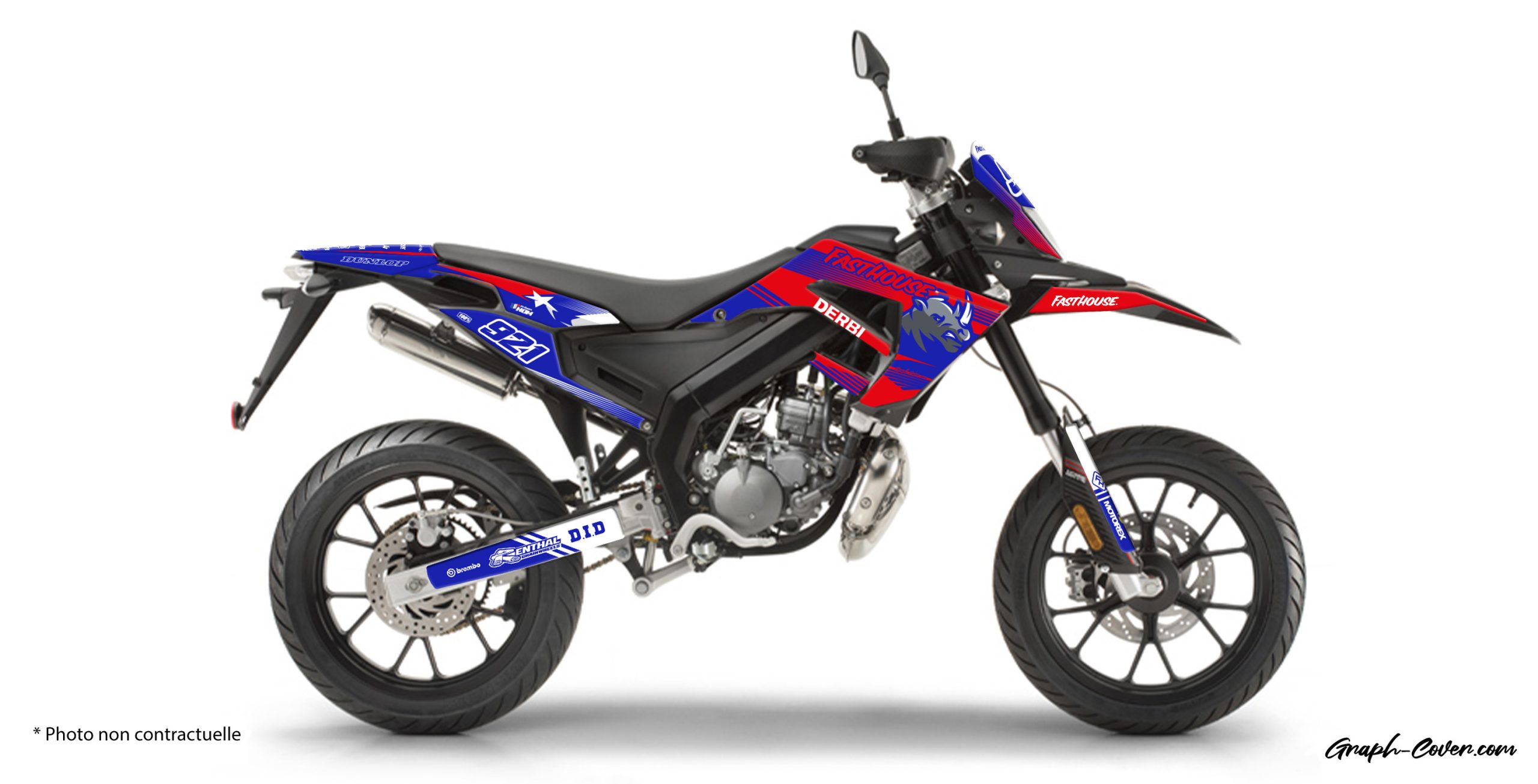 DERBI DRD RACING IKE - Graphcover - Fabricant Français de kits déco ...