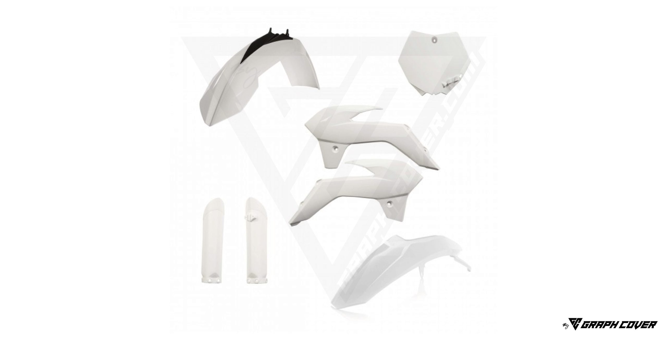 thumbnail image 2 of Acerbis X-Grip Frame Protectors For KTM 85 SX & Husqvarna TC 85 (2018-2023) 2 of 3