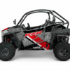 Le kit déco Maknès pour le SSV Polaris RZR Trail S (toutes années) offre un design audacieux et moderne qui ne passe pas inaperçu, parfait pour les amateurs de sensations fortes et de personnalisation extrême.