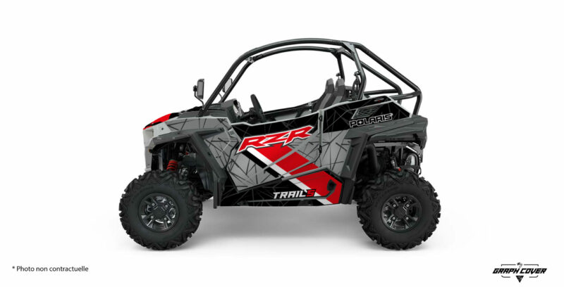 Le kit déco Maknès pour le SSV Polaris RZR Trail S (toutes années) offre un design audacieux et moderne qui ne passe pas inaperçu, parfait pour les amateurs de sensations fortes et de personnalisation extrême.