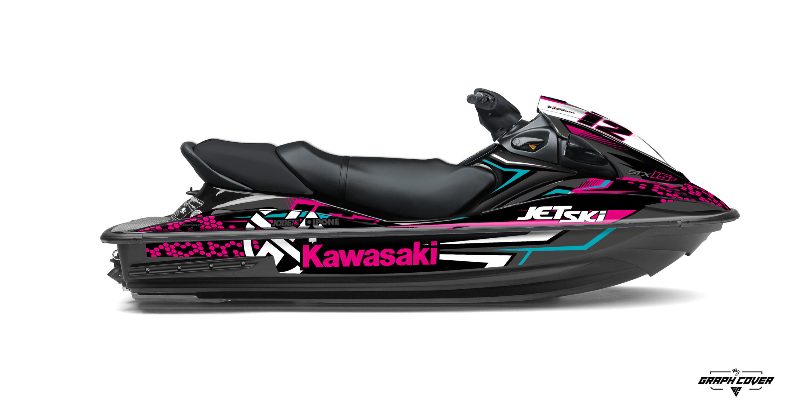 KAWASAKI STX15F TEKNO Graphcover Fabricant Français de kits déco standards et personnalisés