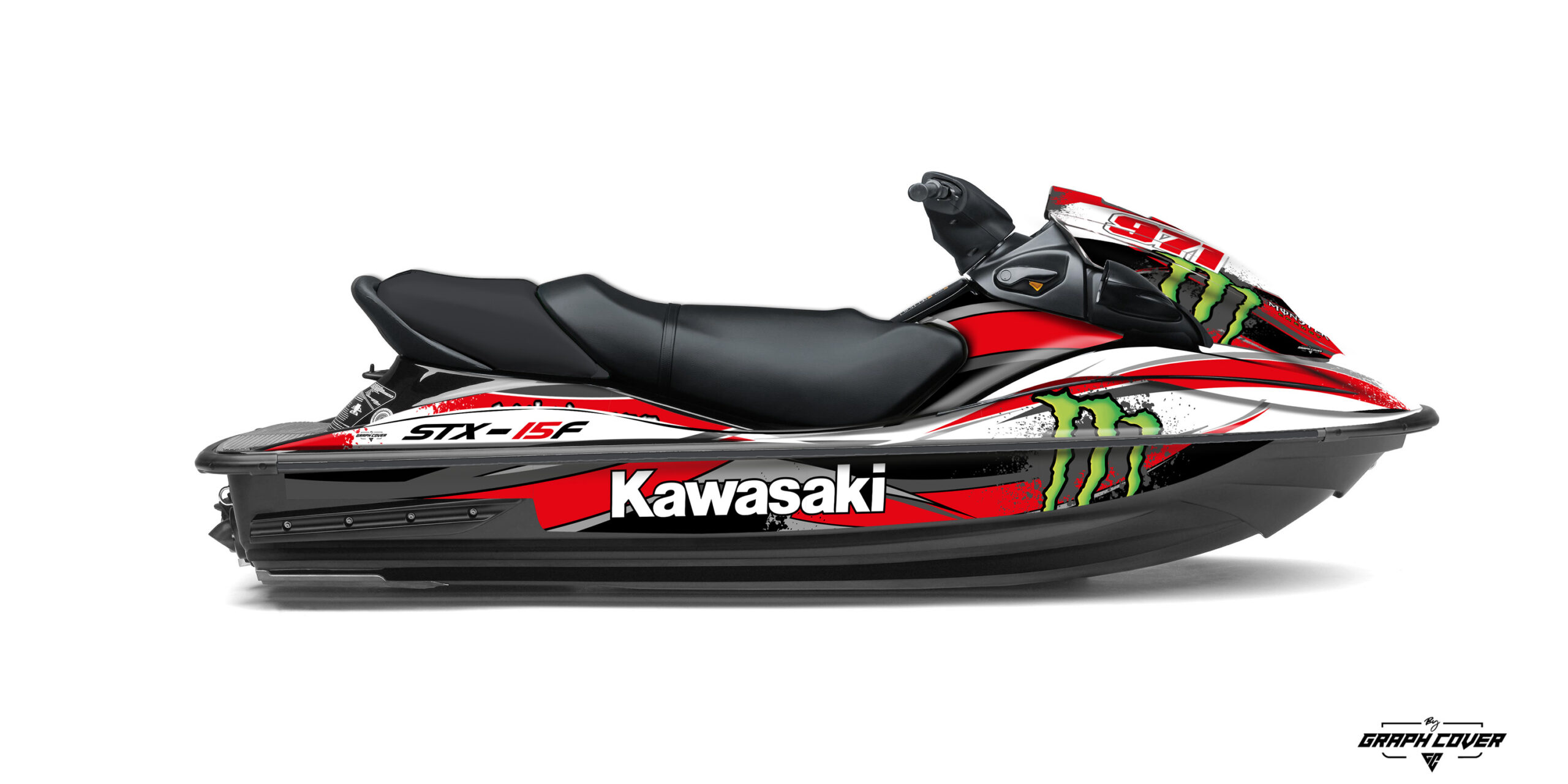 KAWASAKI STX15F BREAK Graphcover Fabricant Français de kits déco