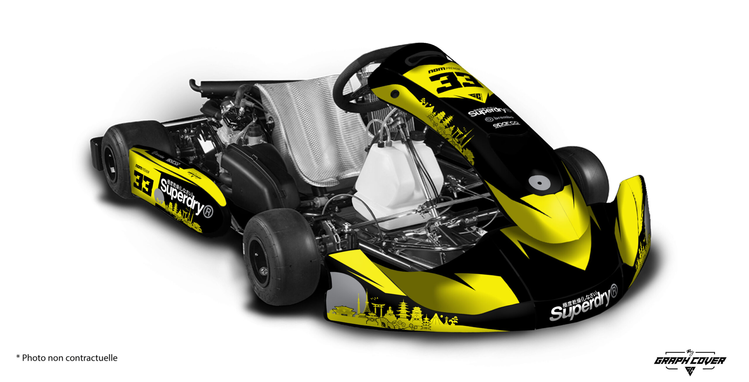 karting-deco-KG-508-Ichi-Noir-Jaune-3D