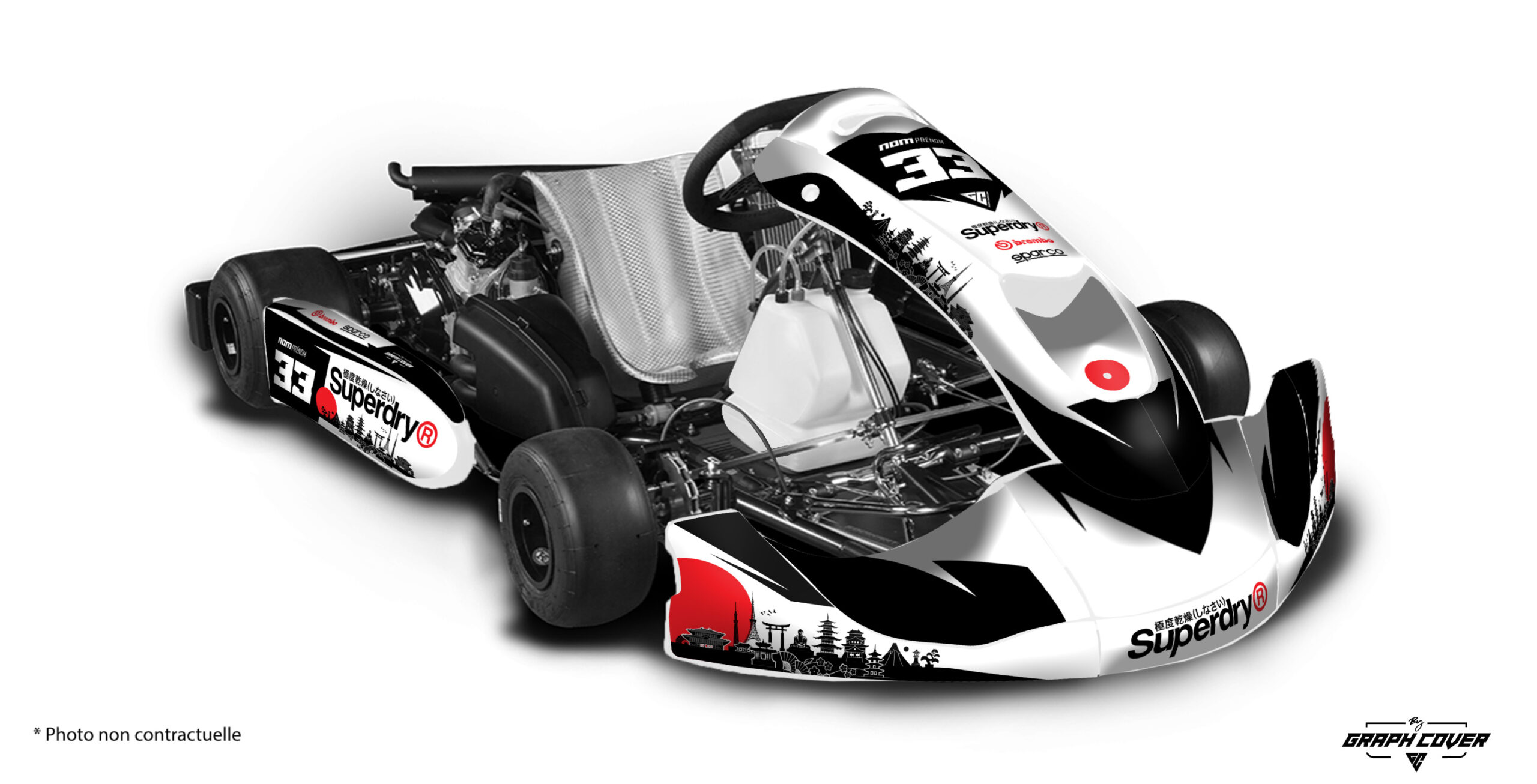 karting-deco-KG-508-Ichi-Noir-Rouge-3D
