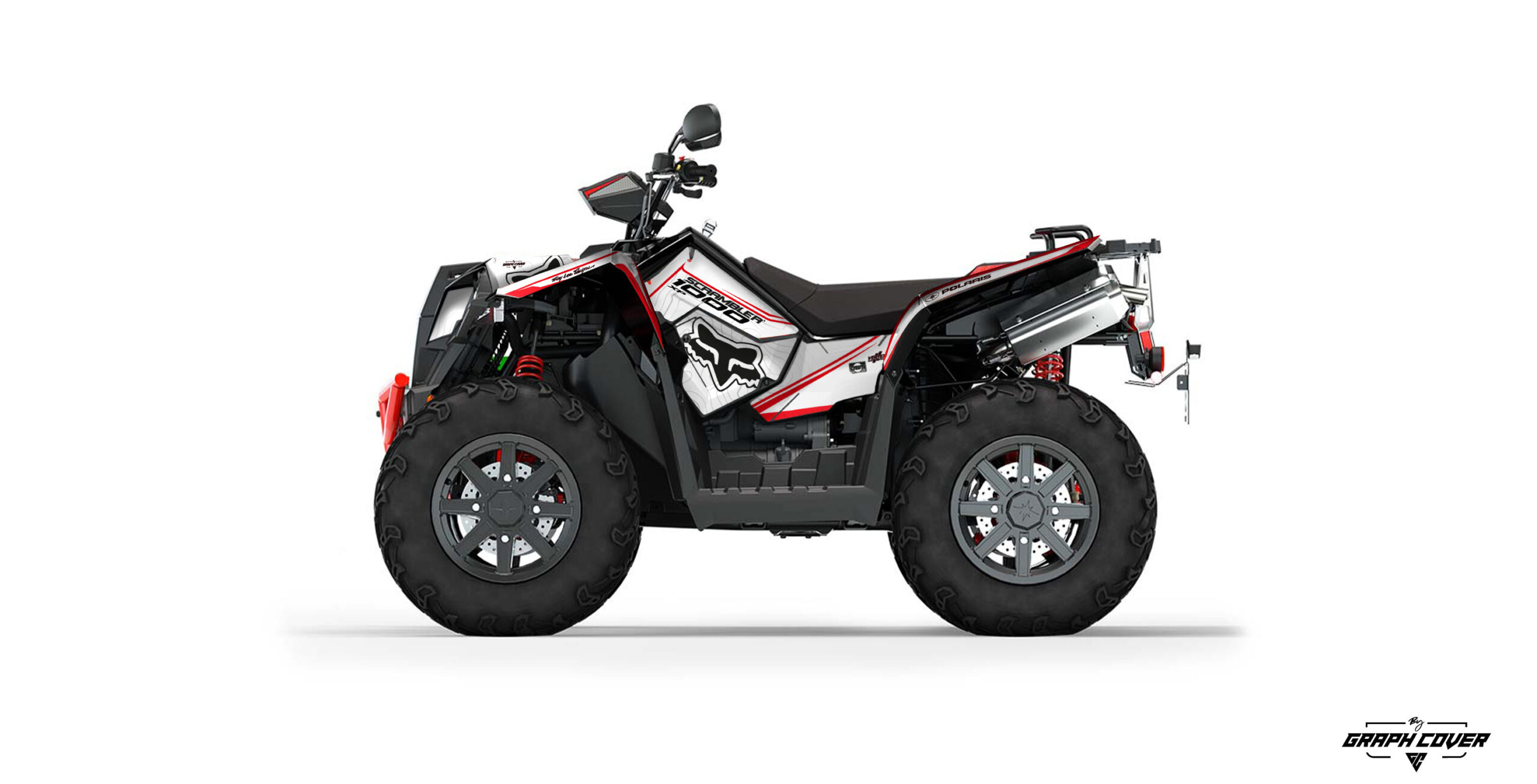 Polaris-Scrambler-850-1000-13-à-23-Azeria-Rouge-3D kit déco scrambler 1000. personnalisable pas cher