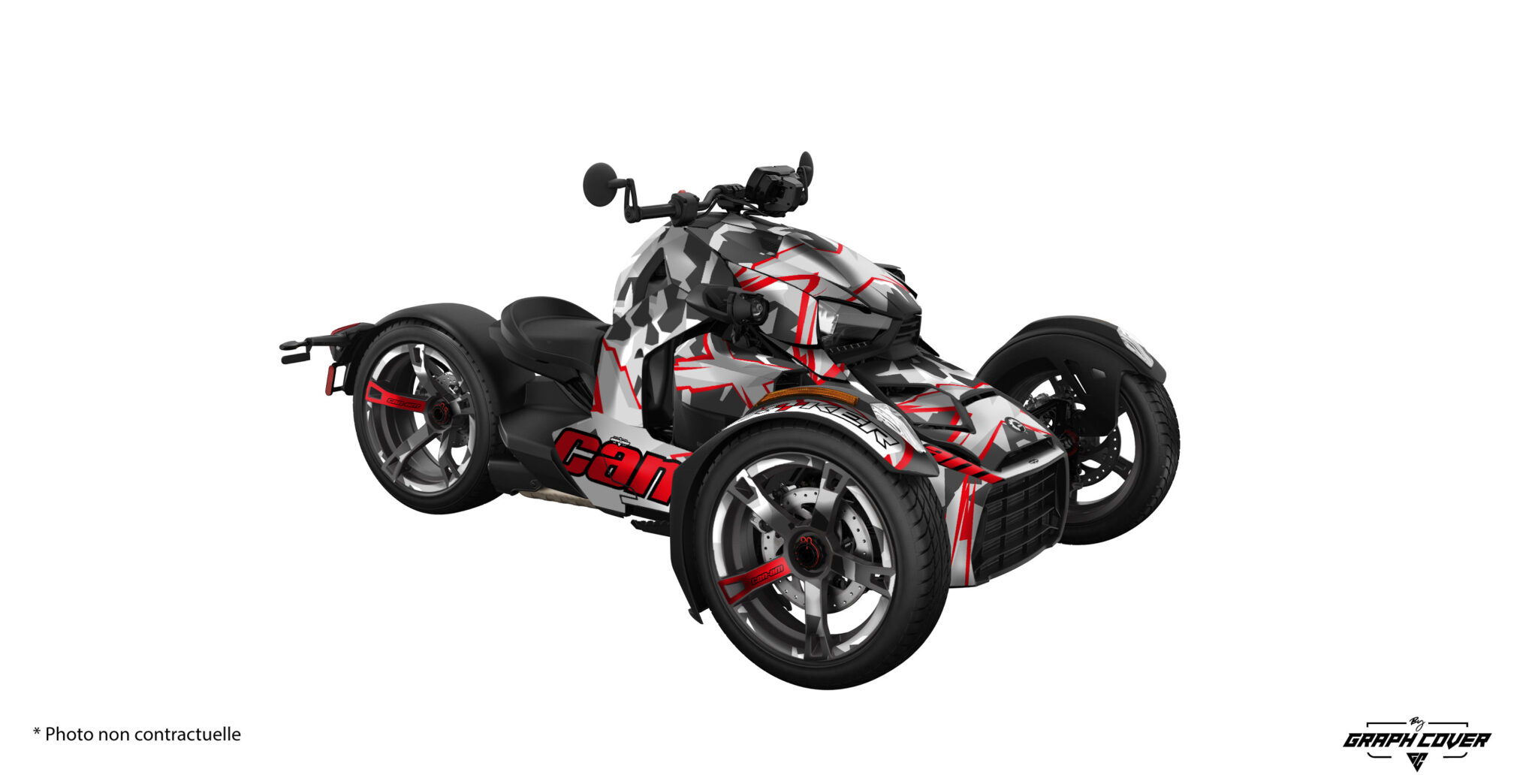Can am ryker sport kamua graphcover fabricant fran ais de kits d co