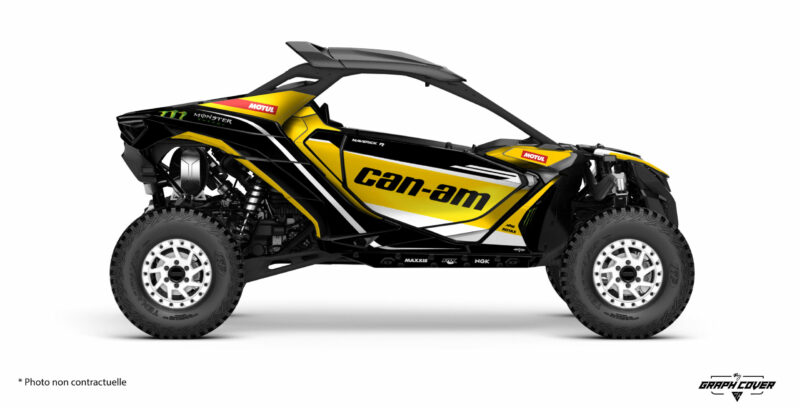 Kit déco CAN AM MAVERICK R pas cher - Kit graphic - Custom Graphics