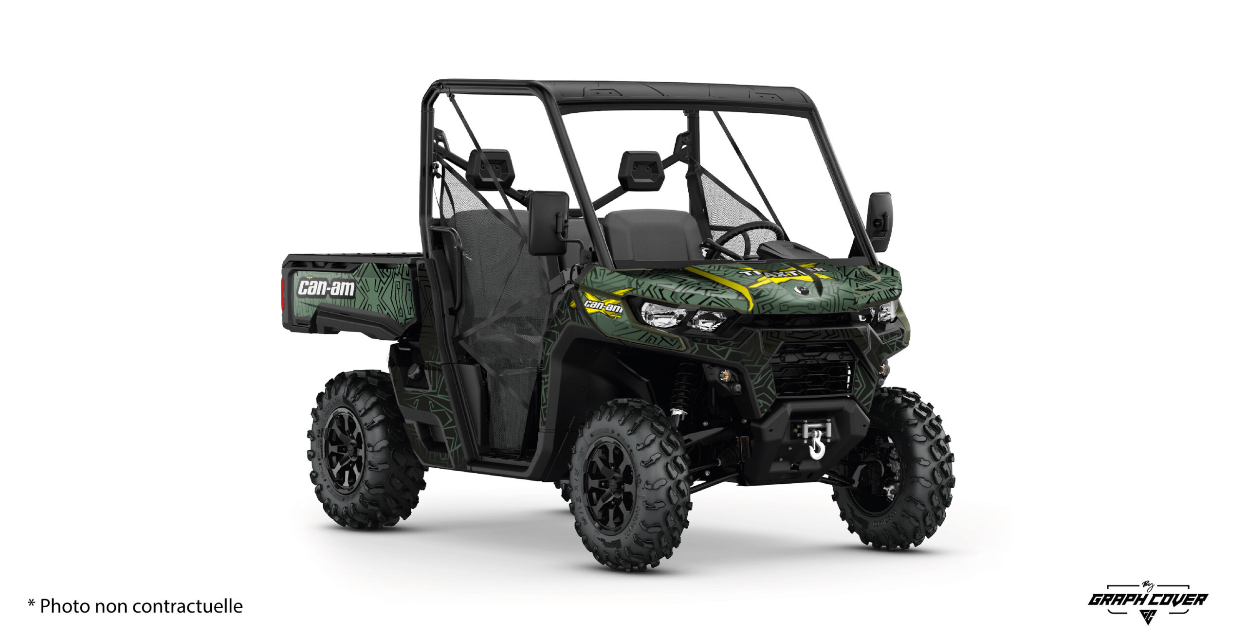 kit-deco-Can-Am-Traxter-Zikzak-vert-jaune-3D