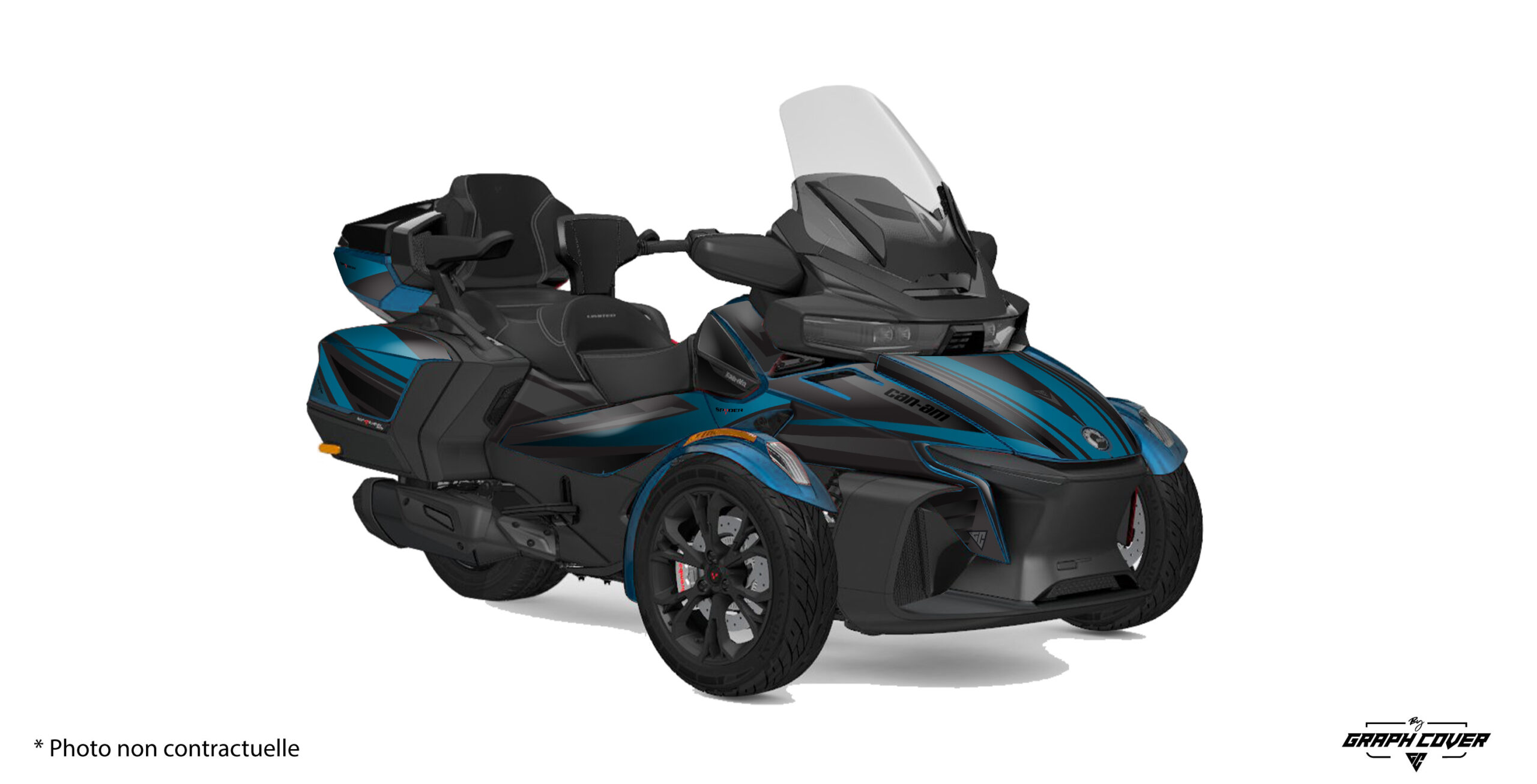Kit-deco-Can-Am-Spyder-RT-Stark-Bleu-3D Can-Am Spyder RT