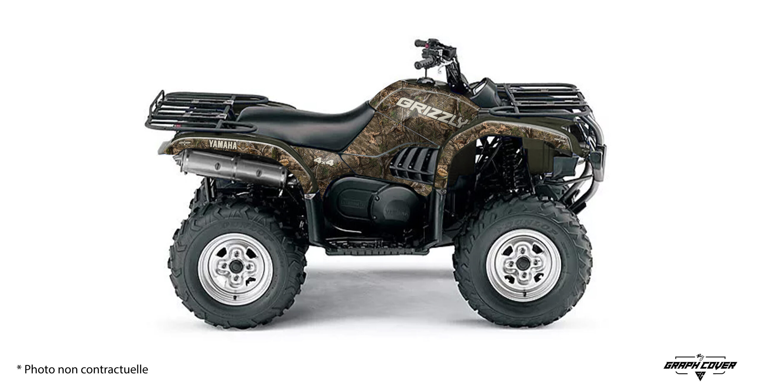 YAMAHA-GRIZZLY-660-04-à-08-Leaf-vert-3D Personnaliser votre machine avec notre Kit déco Grizzly 660.