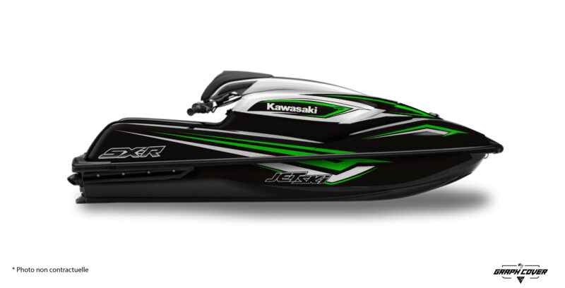 Personnalisez votre machine avec notre Kit déco Kawasaki SX-R.