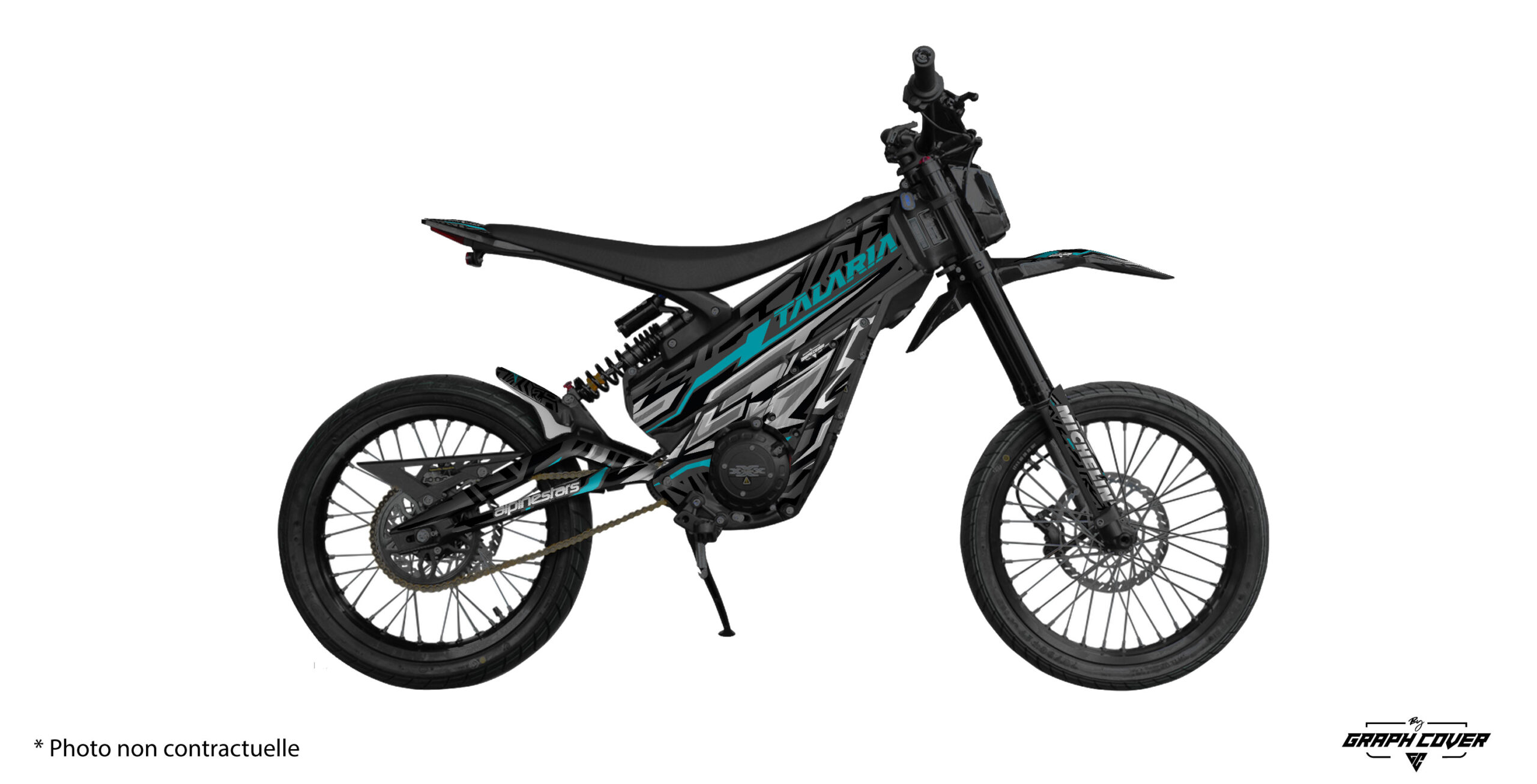 kit-deco-route-talaria-xxx-Iwi-noir-3D Personnalisé votre moto avec notre Kit déco Talaria 3X.