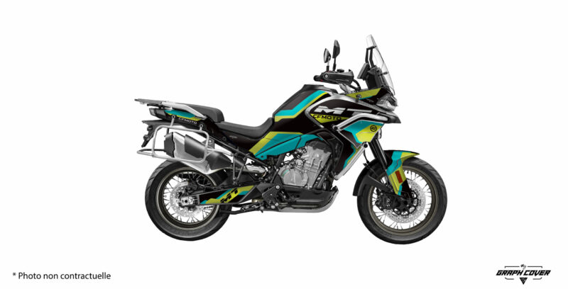 Acheter votre Kit déco 800MT CFmoto sur graph-cover.com - Kit décoration. Découvrez un large choix de styles à personnaliser votre CF MOTO MT800.