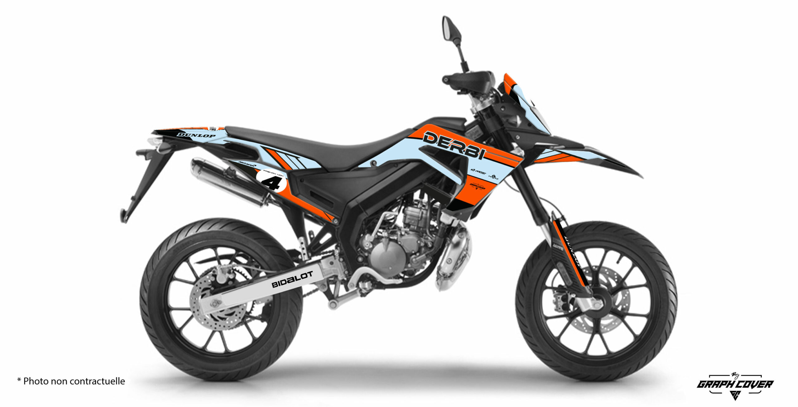 Senda-X-treme-50-SM-18-à-21-Everrati-Bleu-Orange_3D Transformez votre Derbi Xtreme 50 SM en une œuvre d'art unique avec nos kits haut de gamme. Créez une moto qui vous ressemble avec notre kit à partir de 89€