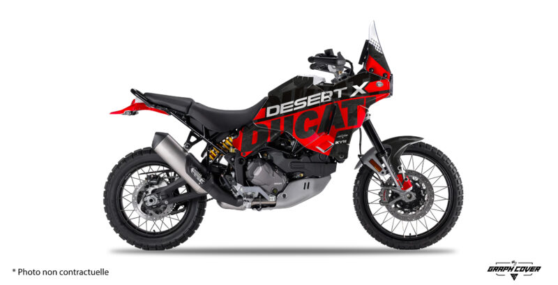 Facile à poser et résistant aux conditions extrêmes, ce kit Ducati Desert X est idéal pour les pilotes qui cherchent à allier performance et raffinement.