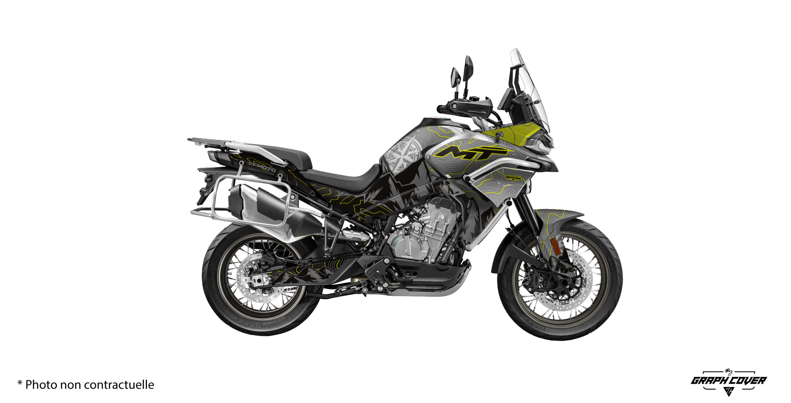 CF-MOTO-MT800-2022+-TRAVEL-pistache_3D- Transformez votre moto avec notre Kit déco CF MOTO 800 MT, disponible en 3 couleurs et finitions premium pour une qualité optimale.