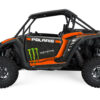 Personnalisez votre Polaris RZR XP 2024 avec notre kit déco exclusif "Jakarta", disponible en trois coloris éclatants : Orange, Pistache, et Rouge.