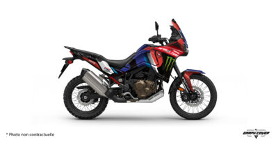 Donnez une nouvelle allure à votre Honda Africa Twin trail avec notre kit déco standard semi-personnalisable ! Livraison en 24/48h