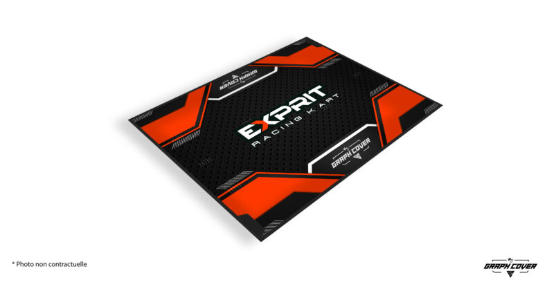 Alliez performance et respect de l’environnement grâce au tapis environnemental karting EXPRIT spécialement conçu pour les passionnés de sport mécanique !