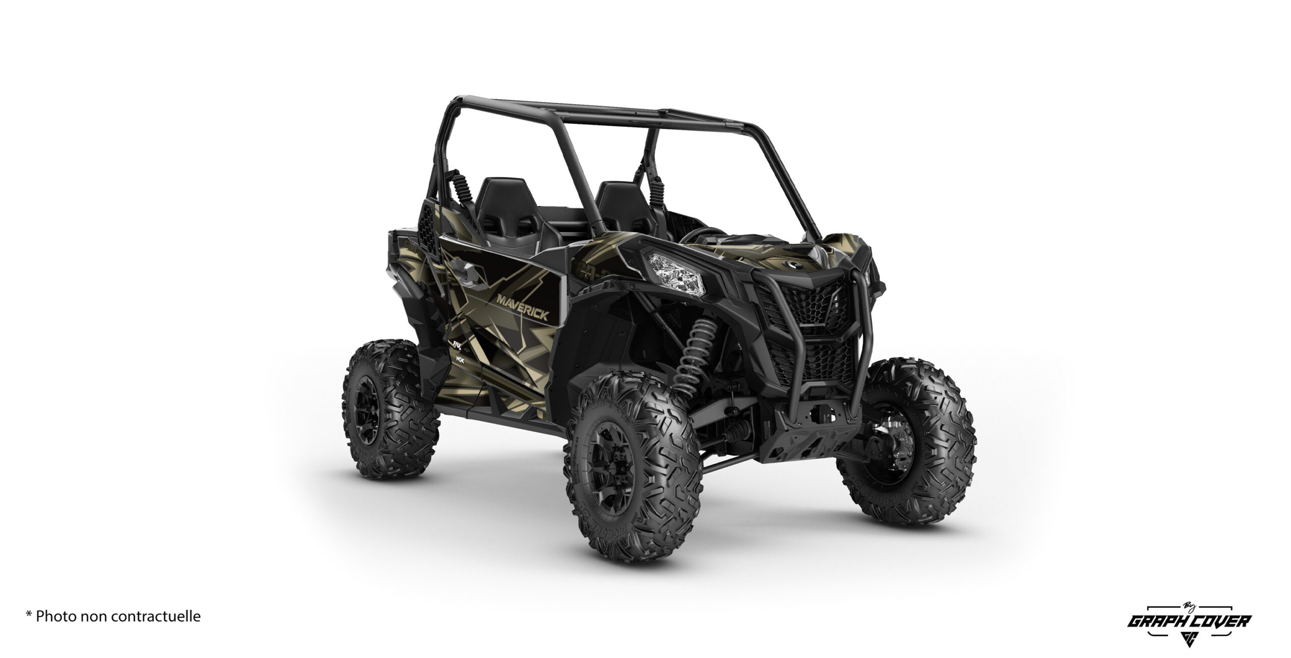 Maverick-trail-Cancun-Sable-3D Sublimez votre Can-Am Maverick avec le tout nouveau kit déco Maverick Trail Cancun. Livraison en 24/48h hors personnalisation.