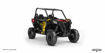Apportez une touche unique à votre Can-Am avec le kit déco Maverick Sport Dust. Inspiré des paysages désertiques, conçu pour les passionnés de tout-terrain.