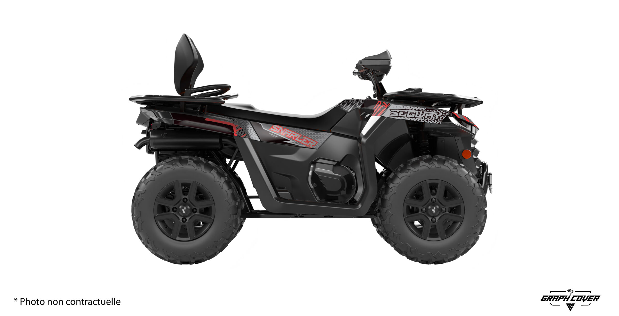 Segway-Snarler-AT5-L-Hype-Rouge_3D Sublimez votre quad avec notre kit déco Segway AT5. Conçu pour les passionnés de quad, ce kit apporte style, protection et durabilité à votre véhicule.