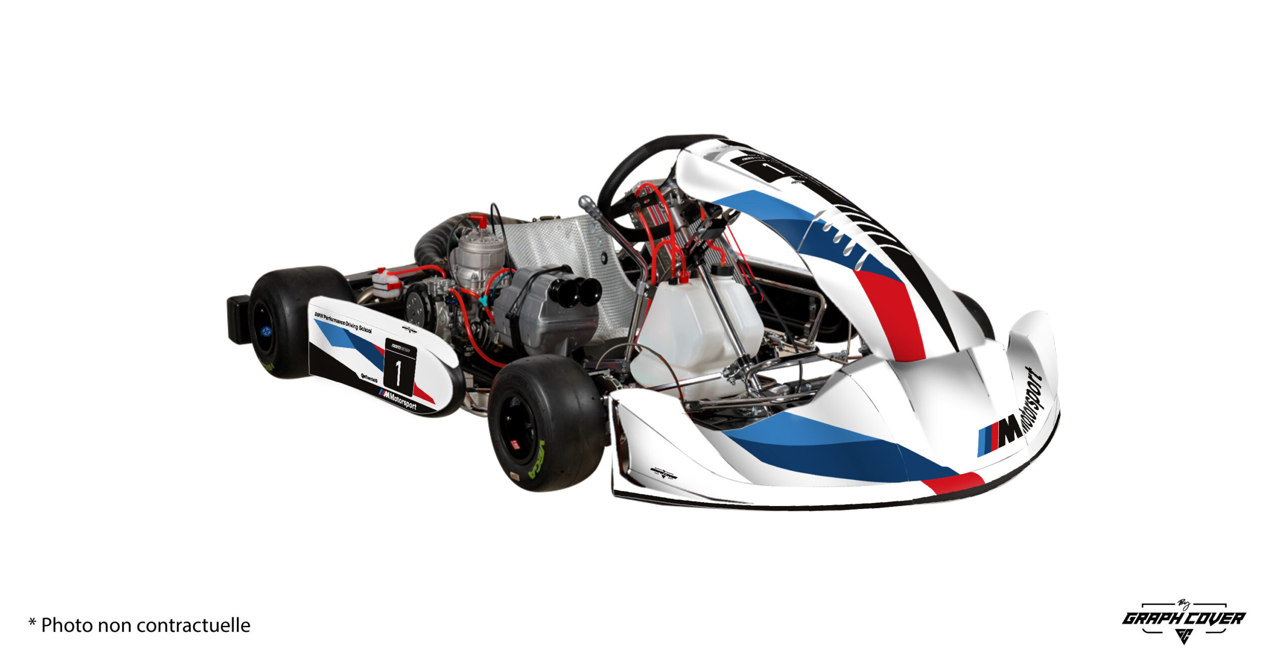 Le Kit Déco KG 509 "SAFETY" est conçu pour les pilotes qui veulent allier performance et style sur la piste. Expédition sous 48h (hors options).