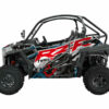 Donnez un look unique à votre machine avec le kit déco Polaris Trail S RAGE ! Un design agressif, des matériaux haut de gamme et une protection extrême.