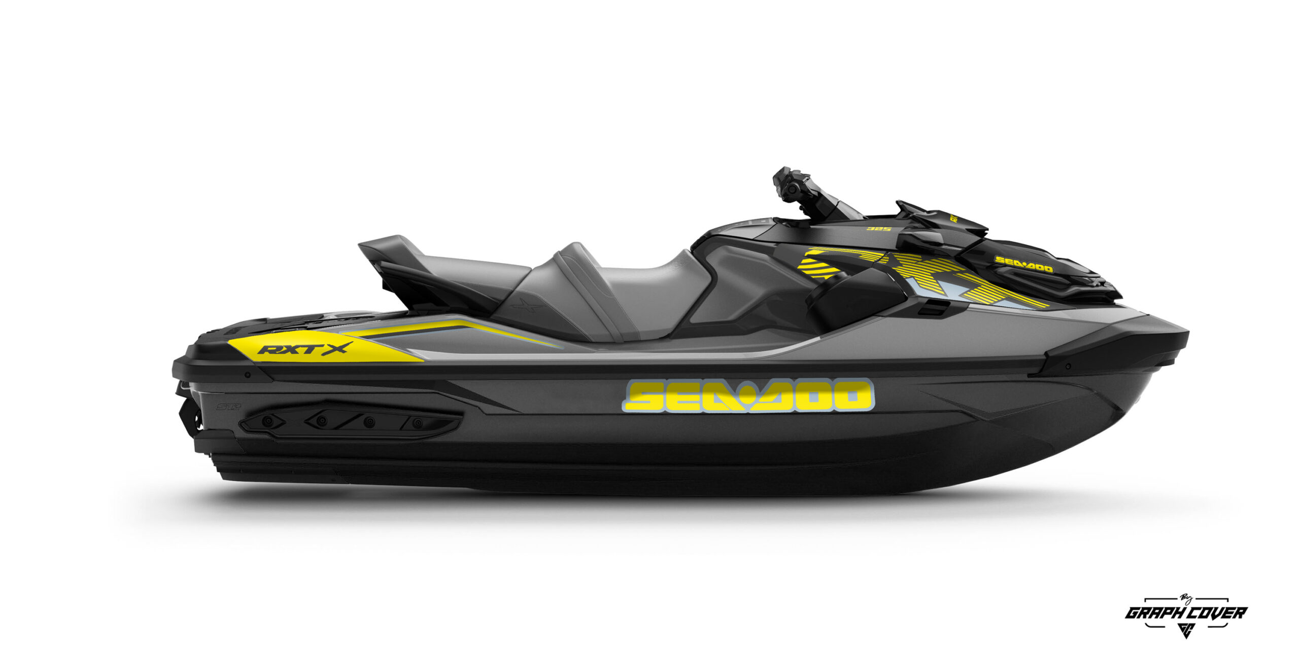 Offre un style puissant à ton jet-ski avec notre kit déco partiel RXT de la gamme Cut Series ! Un résultat léger mais percutant.