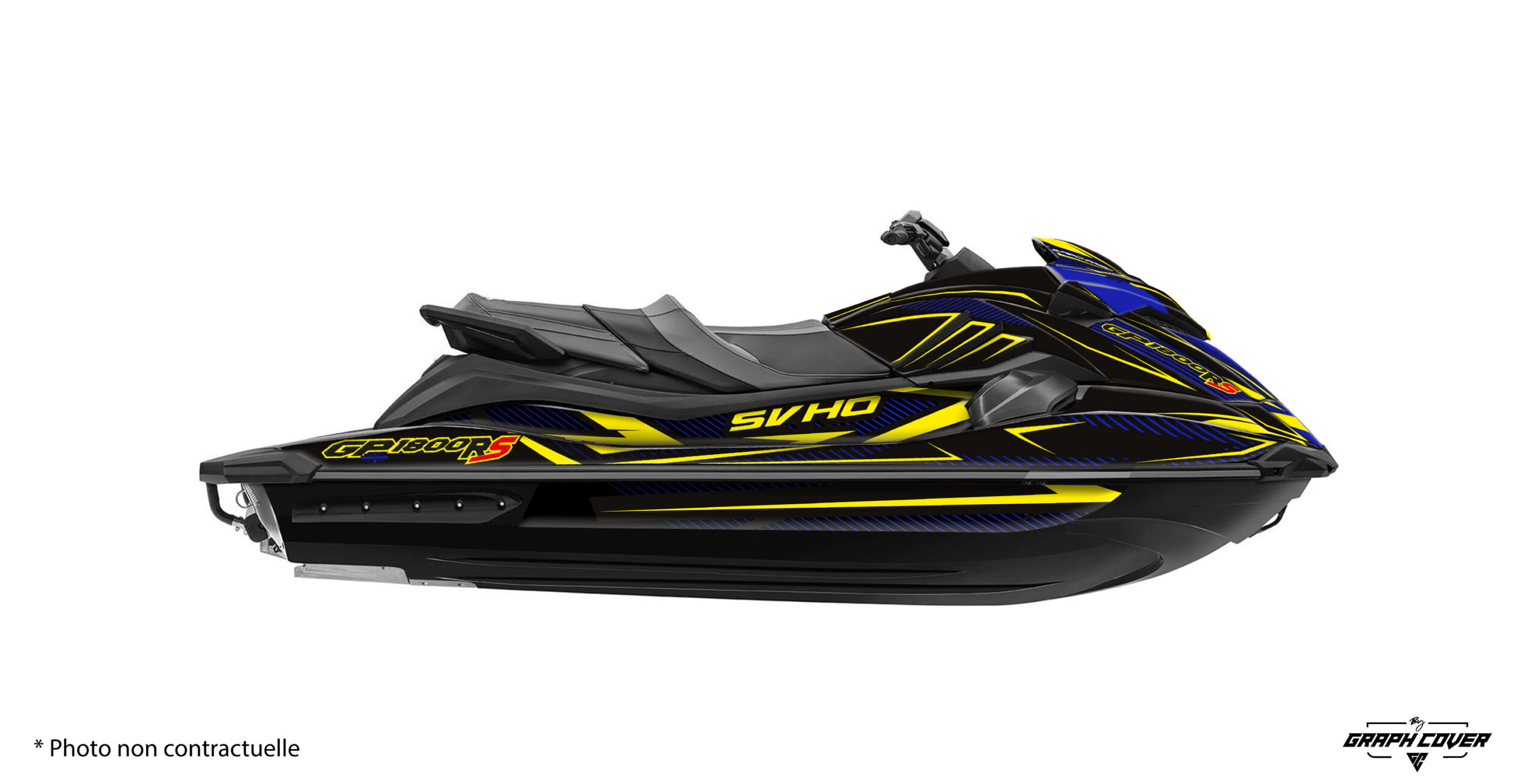 Donne un look explosif à ton jet avec le kit déco Devil signé Graph Cover. Prêt à booster le look de ton jet ? Opte pour le Kit déco GP 1800R.