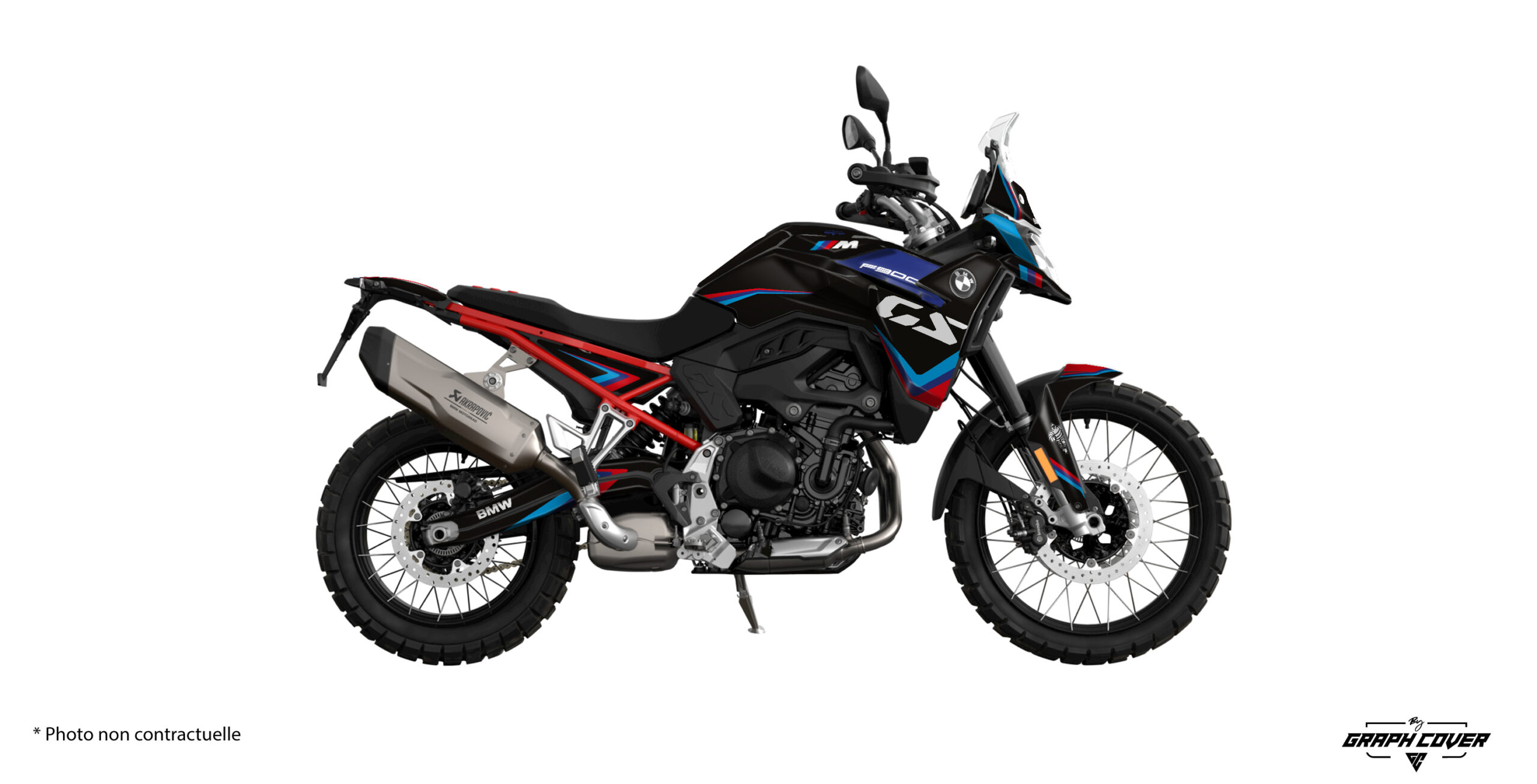 Redonne vie à ta BMW F900 GS avec notre tout nouveau kit déco BMW GS – Collection Heritage.