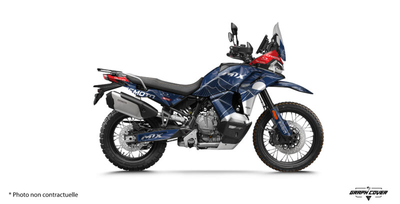 Transformez votre CF Moto 800 MTX avec notre nouveau kit déco Sandstorm, conçu pour sublimer les lignes agressives de cette machine taillée pour l'aventure.