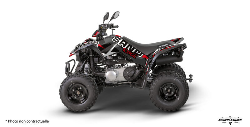 Envie de donner du caractère à ton quad ? Le kit déco Maxxer 300 – Sand Race est fait pour toi. Ce kit existe en plusieurs coloris : jaune, rose ou rouge.