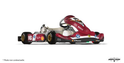 Offrez à votre karting un look iconique avec le tout nouveau Kit déco Scuderia, spécialement conçu pour les carrosseries OTK M11.