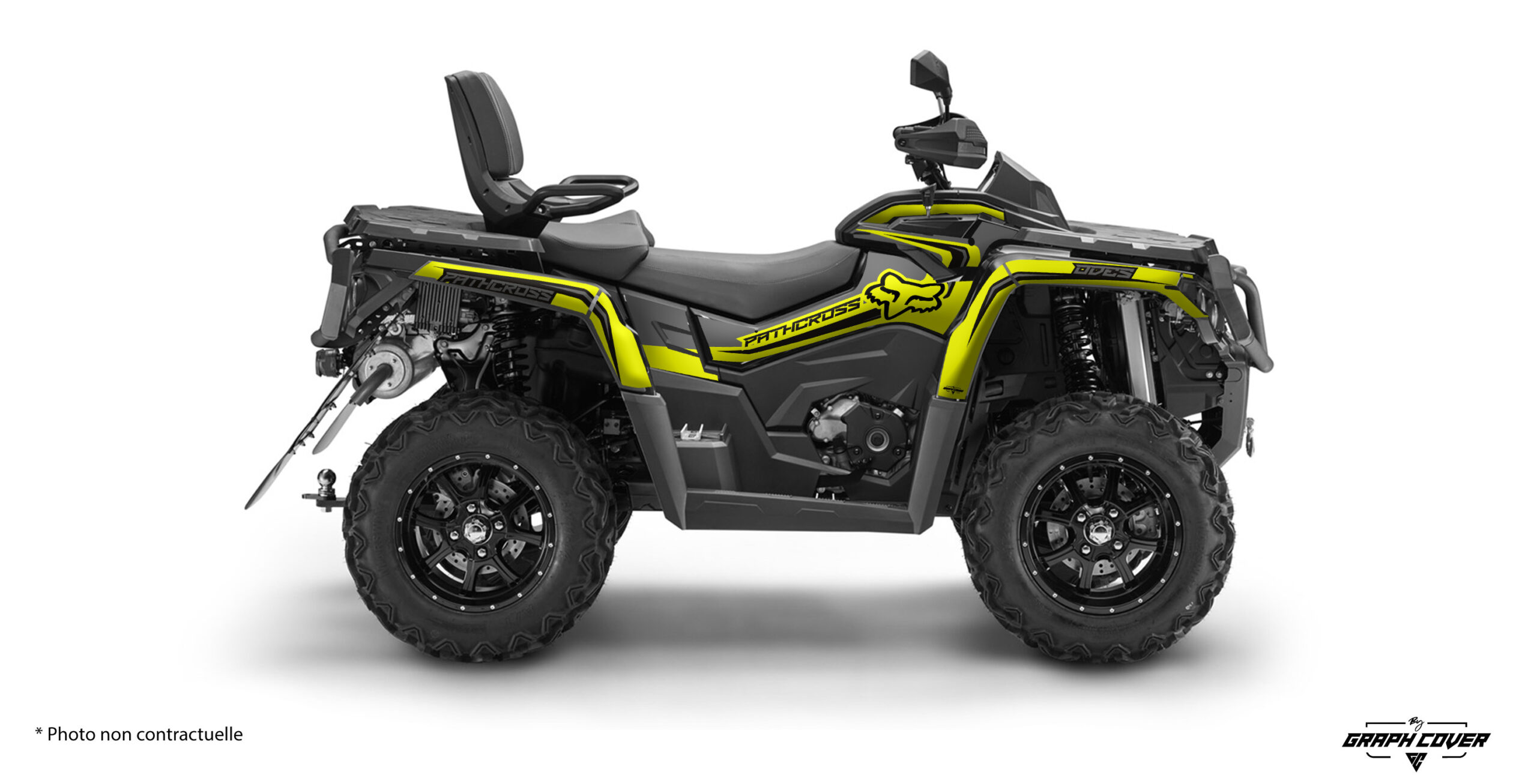 Affirme ton style sur les pistes avec notre Kit déco Odes Pathcross – VEK, spécialement créé pour les quads AODES (anciennement ODES).