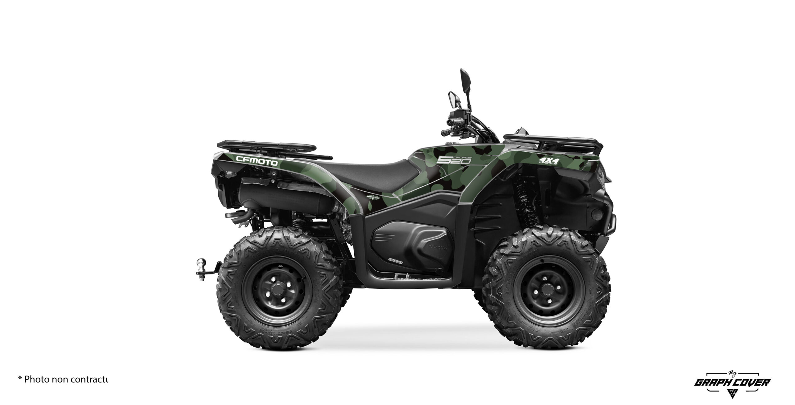 Apportez du style et de la personnalité à votre quad CF Moto avec notre nouveau kit déco Cforce 520, compatible avec la version 450 à partir de 2022.