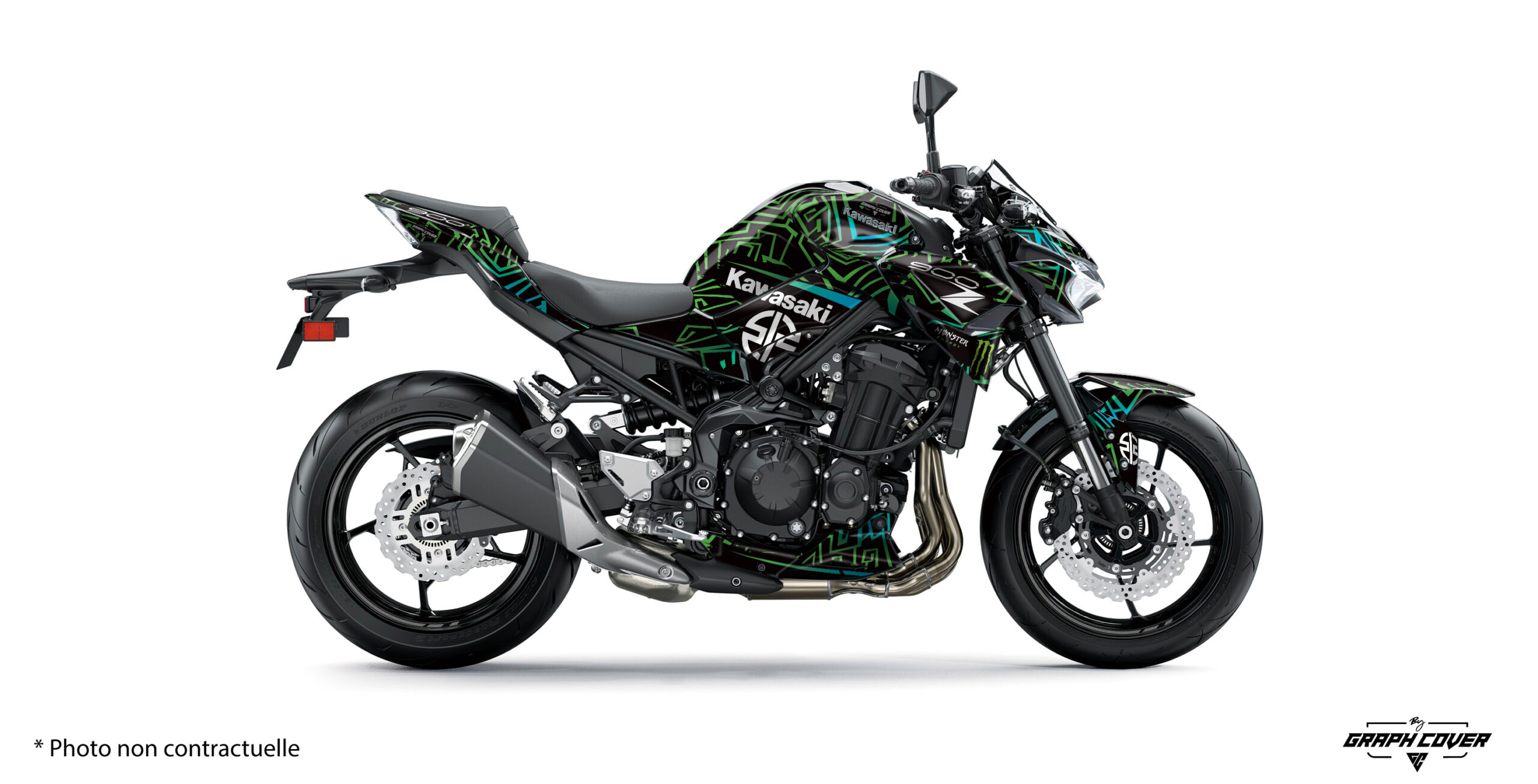 Avec ce kit déco Kawasaki Z900, votre moto ne passe plus inaperçue et reflète votre personnalité sur la route comme lors des rassemblements.