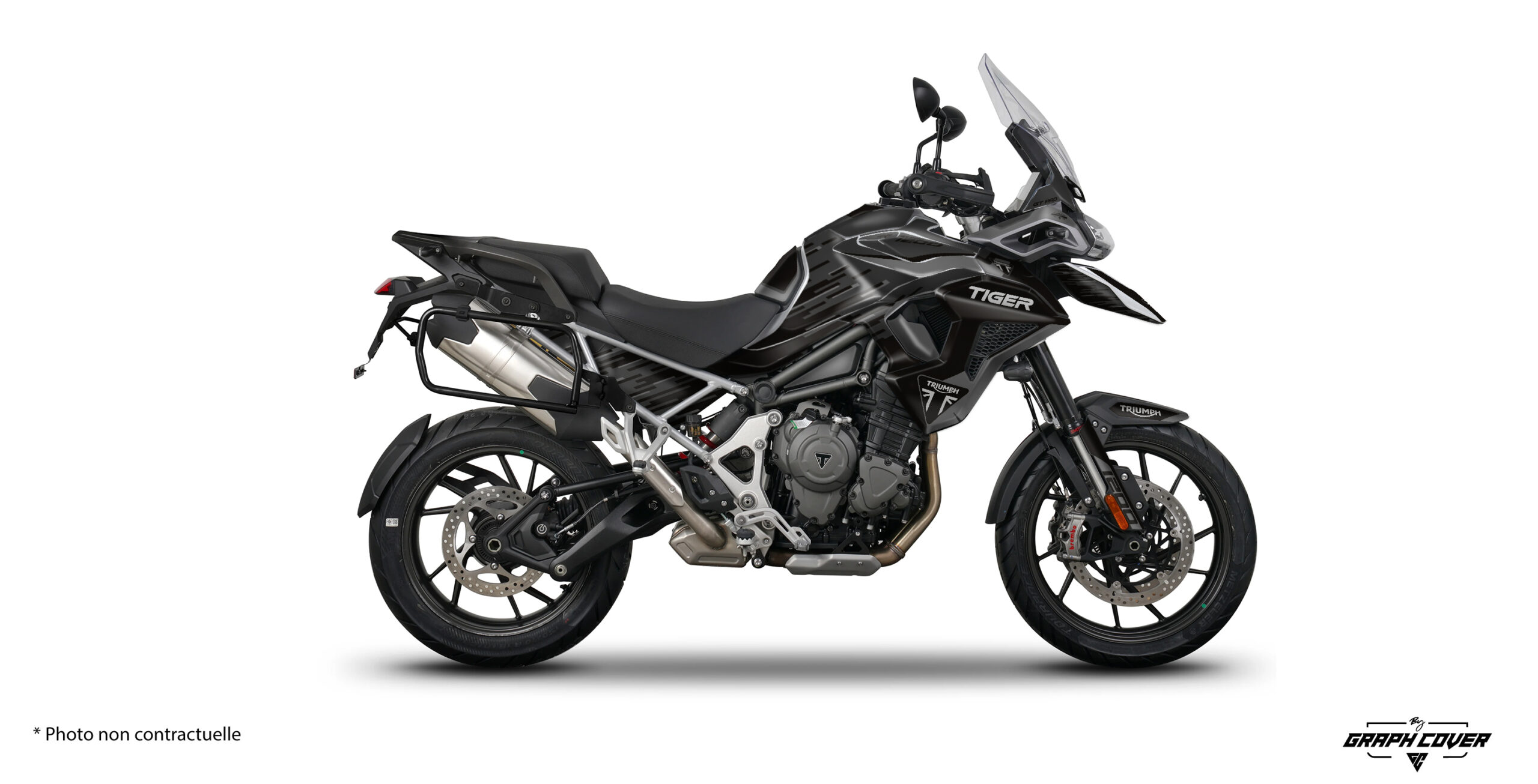 Pensé pour les passionnés d’aventure et de style, cet Habillage moto Tiger transforme votre trail en une machine racée et moderne.