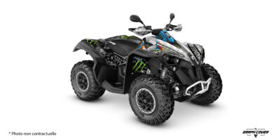 Transformez votre machine avec les stickers quad Renegade signés Graph Cover. Le design KB Ara rend hommage à l’univers du rallye et aux véhicules de légende.