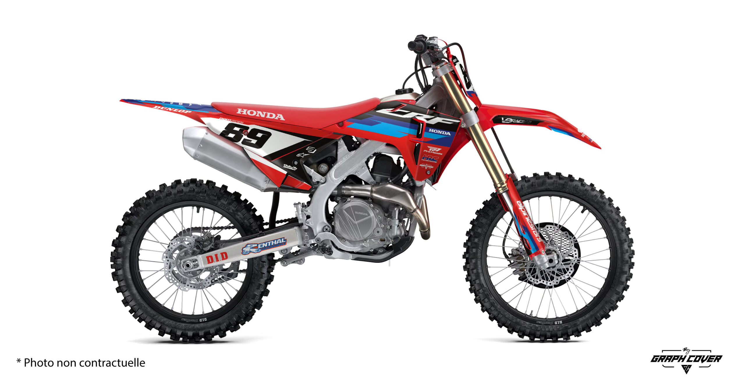 Honda-CRF-250-450-2025+-Lodi-Rouge-3D Affirme ton style sur la piste avec le Kit déco CRF 450 – Design Lodi, une création signée Graph Cover pensée pour les pilotes exigeants qui veulent allier performance, résistance et look factory.
