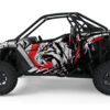 Imposez votre style sur les pistes avec le Stickers RZR Pro XP – Design Tora, un kit déco complet au look félin et percutant inspiré de l’univers manga.